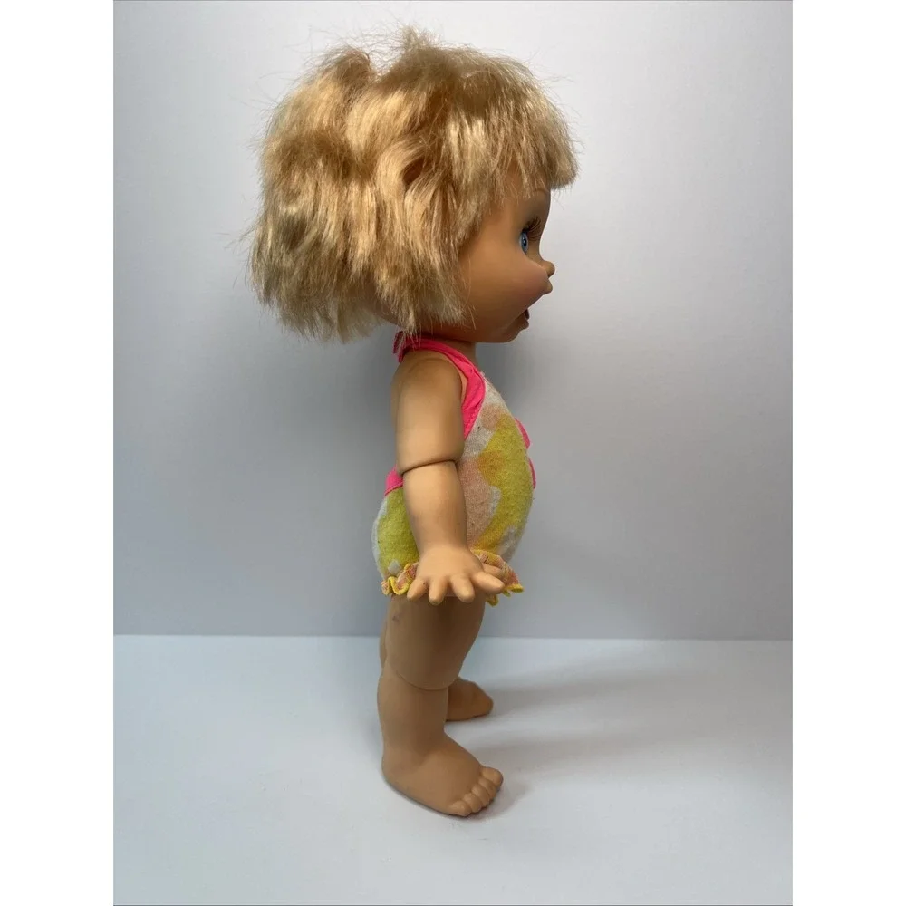Vintage 1990 Galoob Baby Face So Playful Penny #10 Swimsuit Blue Eyes
